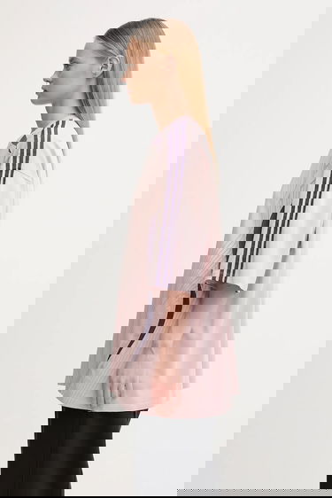 Majica kratkih rukava adidas Originals adidas Originals Oversized Tee Ružičasta | KE9808, 1