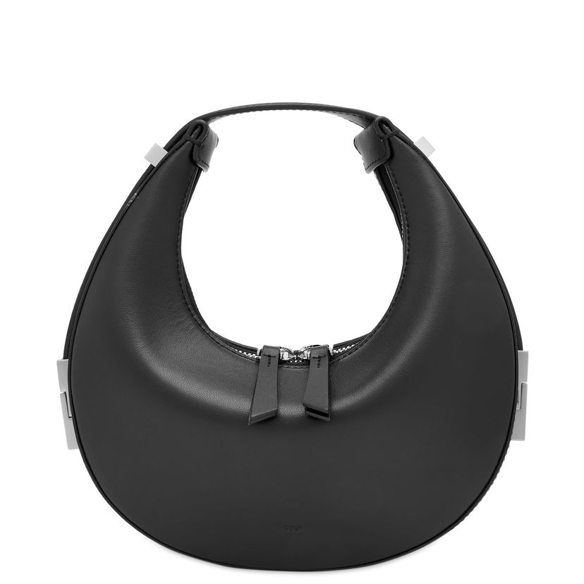 Torba za rame OSOI Mini Black Leather Shoulder Bag Crna | 21SB030-101-01