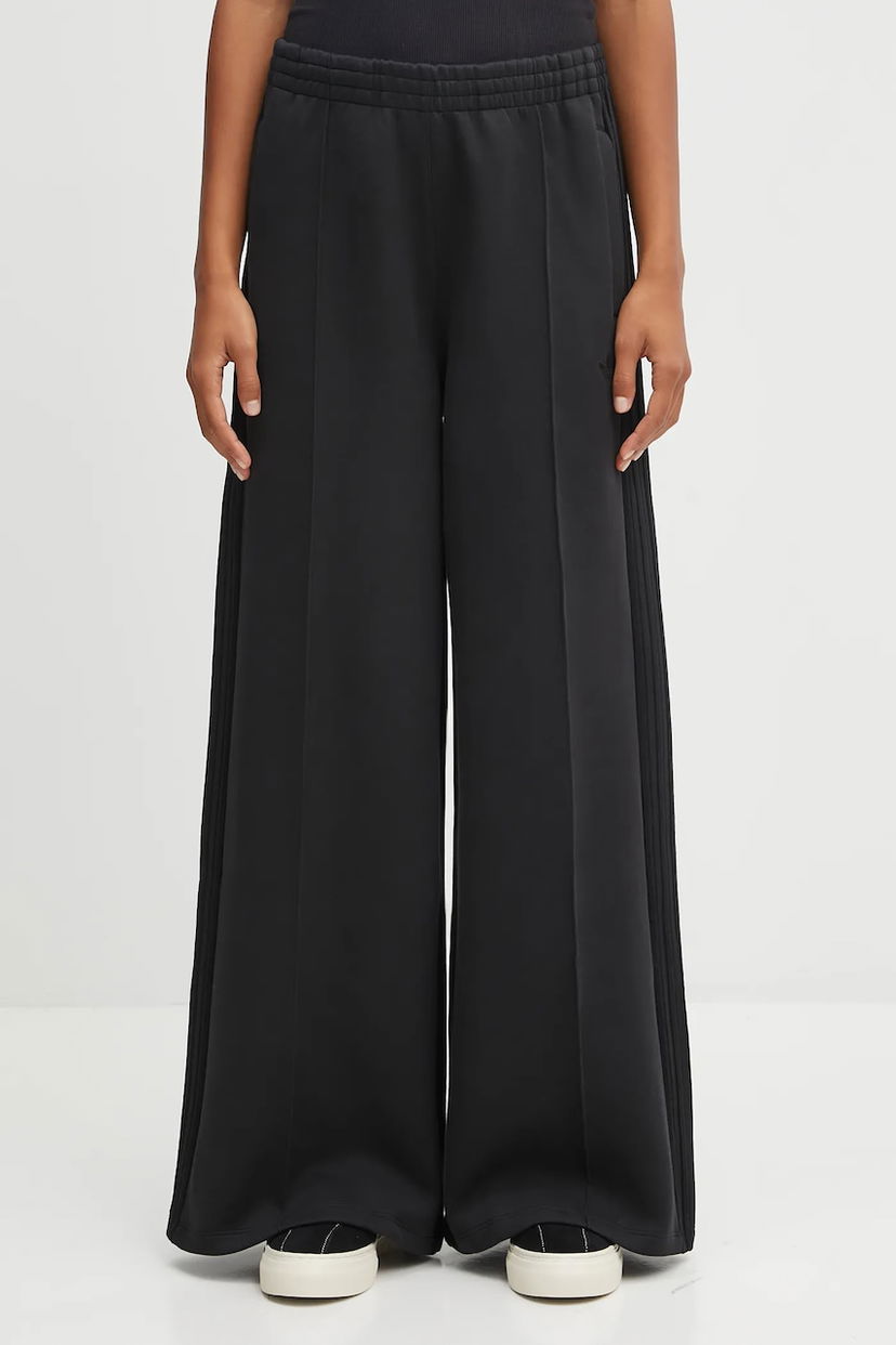 Trenirka adidas Originals adidas Originals Spacer 3S Tp Wide Leg Pants Crna | JV7500