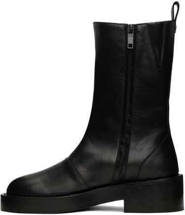 Tenisice i cipele Courrèges Leather Platform Boots Crna | 323SAB012CV0021, 2