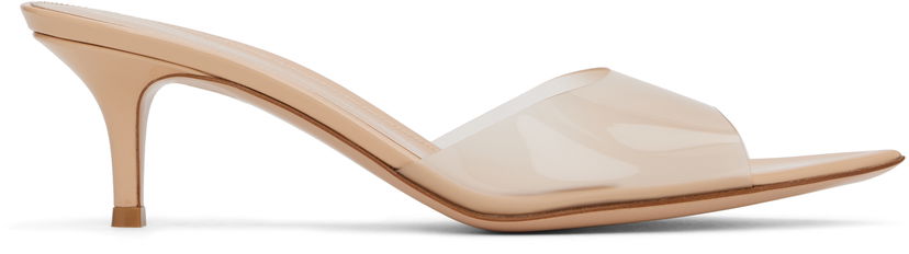 Tenisice i cipele Gianvito Rossi Elle 55 Stiletto Heel Open Toe Sandals Bež | G15120-55RIC-GSV