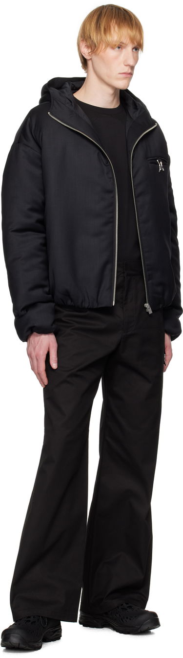 Jakna HELIOT EMIL Haptic Tailored Hooded Jacket Crna | SS25_M_02_153_BLK01, 3