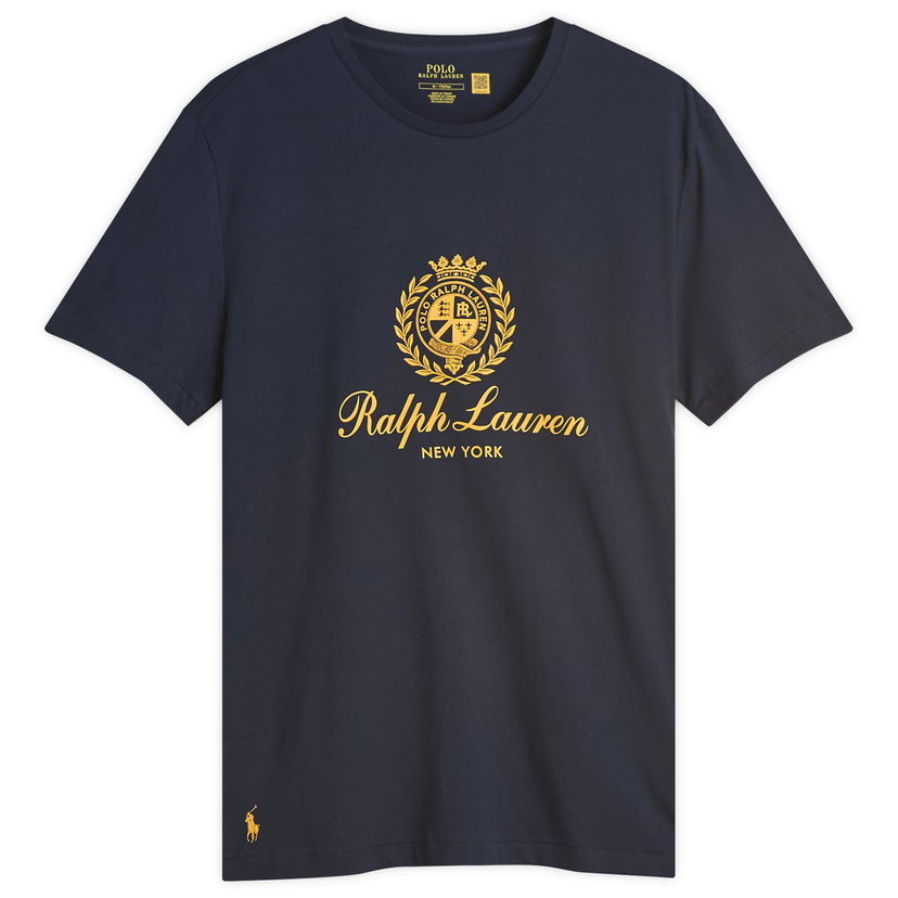 Majica kratkih rukava Polo by Ralph Lauren Ralph Lauren Crest Logo T-Shirt, Size Large Tamnoplava | 710978032-NVY