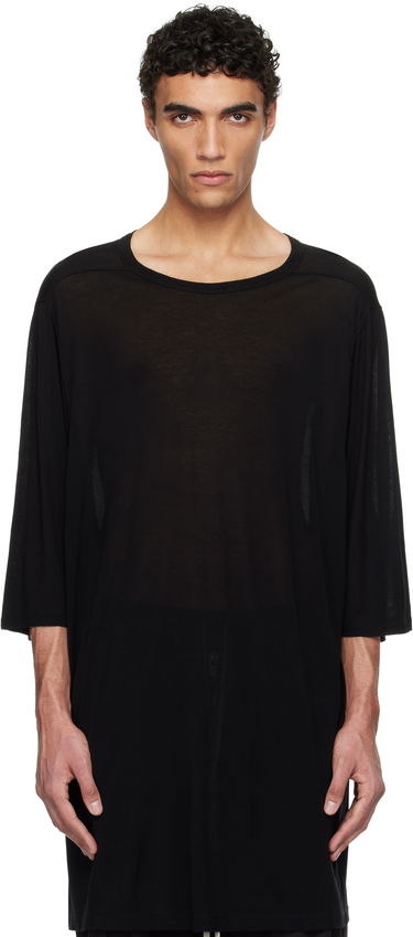 Majica kratkih rukava Rick Owens Rick Owens Hollywood Jumbo Short Sleeve T-Shirt Crna | RU01E5274 JS, 0