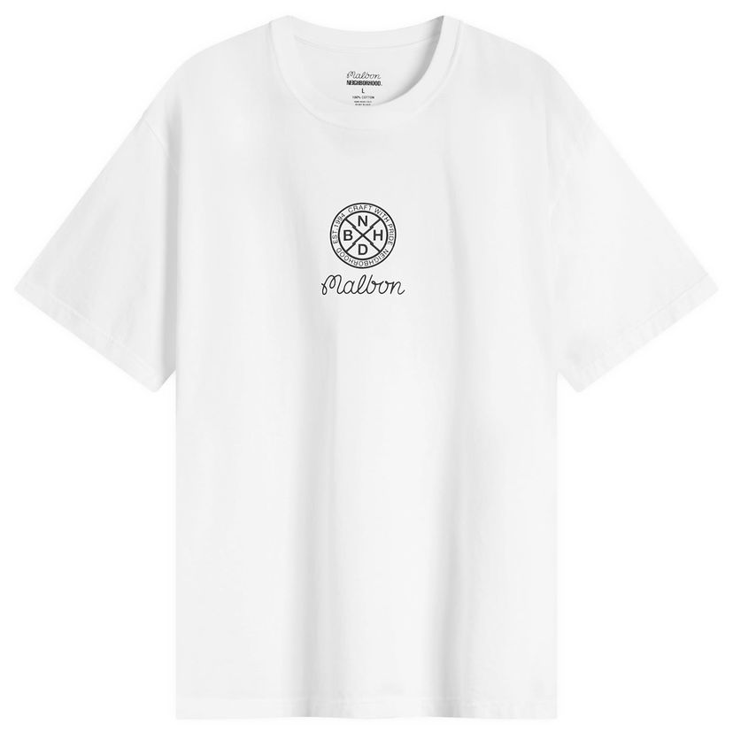 Majica kratkih rukava Neighborhood Malbon Golf x Neighborhood SS-2 T-Shirt, Size Large Bijela | 251PC54N-ST02-WHT