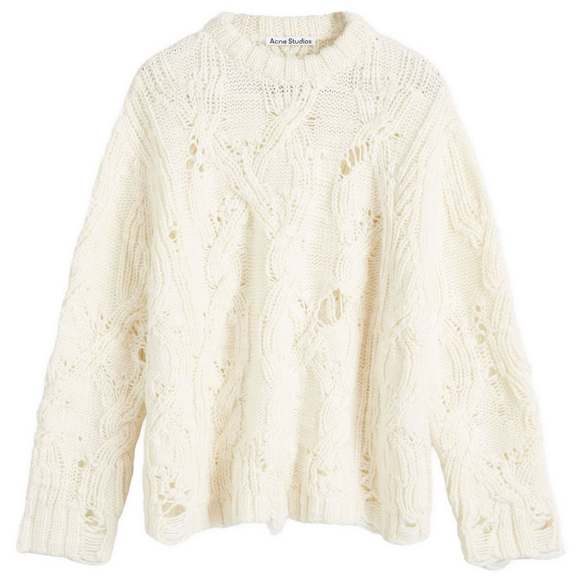 Džemper Acne Studios Cable Knit Sweater Bež | A60522-BSI