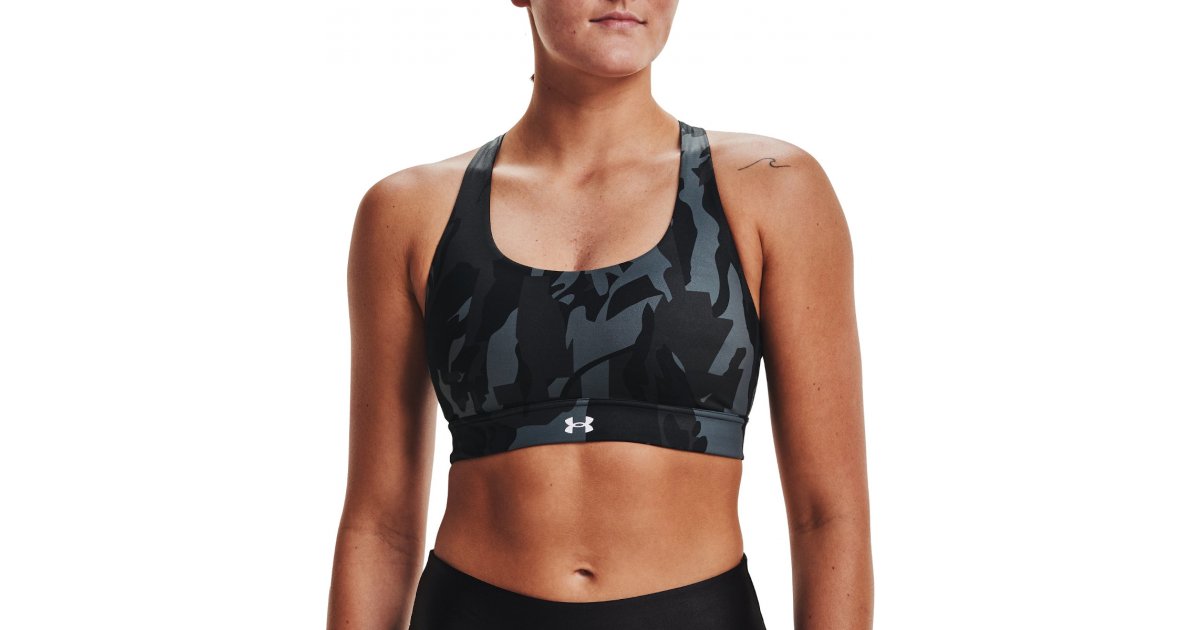 Grudnjak Under Armour Printed Sports Bra Crna | 1362865-001, 1