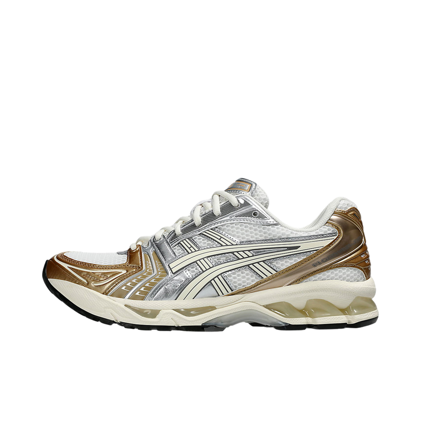 Trčanje Asics GEL-Kayano 14 White Cream Gold W Smeđa | 1203A537-104