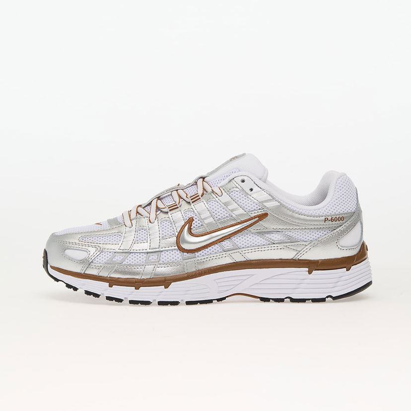 Tenisice i cipele Nike P-6000 White/ Metallic Silver-Lt British Tan-Sail W Bijela | BV1021-109