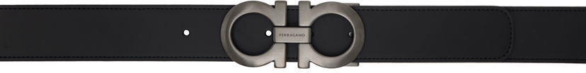 Pojasevi FERRAGAMO Reversible Gancini Belt Crna | 464231