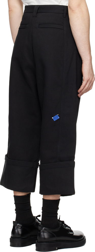 Hlače ADER ERROR Trousers With Cuffed Hems Crna | BN01FWBT0102BK, 2