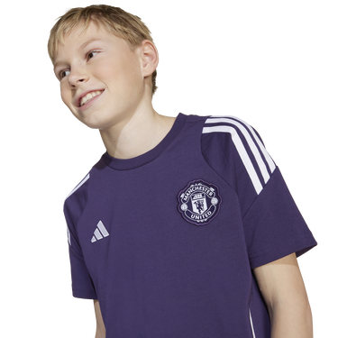 Majica kratkih rukava adidas Originals Manchester United T-Shirt 2025/26 Ljubičasta | jp3099, 3
