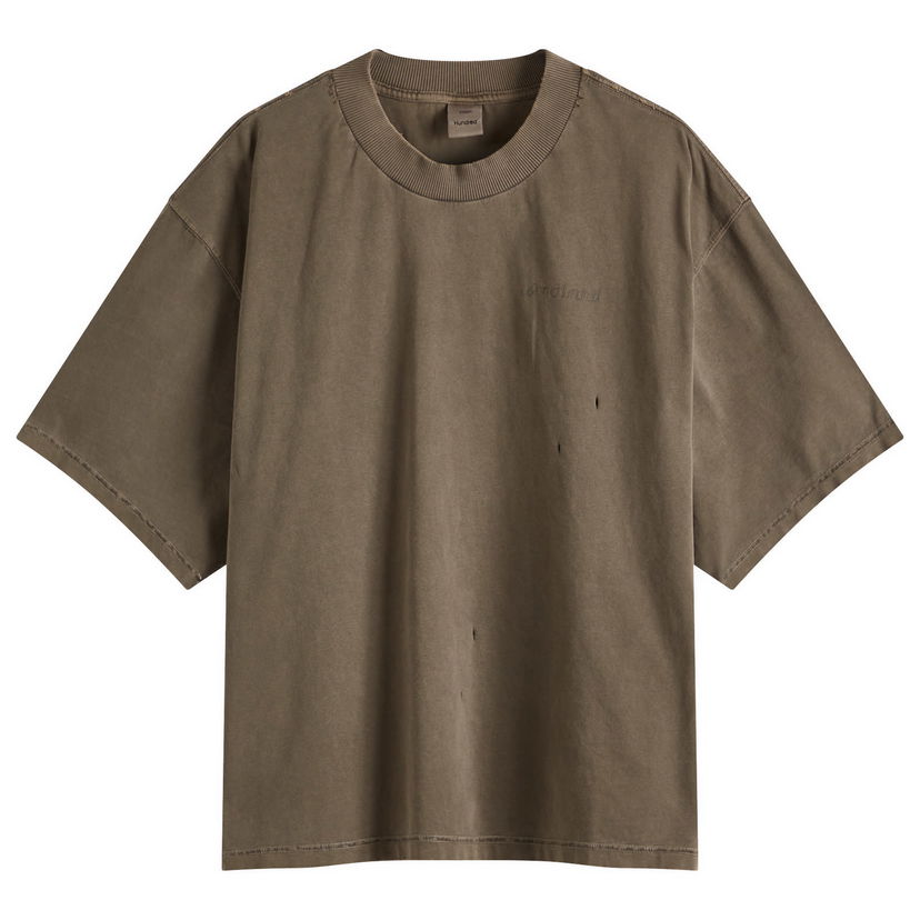 Majica kratkih rukava Won Hundred Won Hundred Houston Italic T-Shirt, Size Large Smeđa | 3612-12071