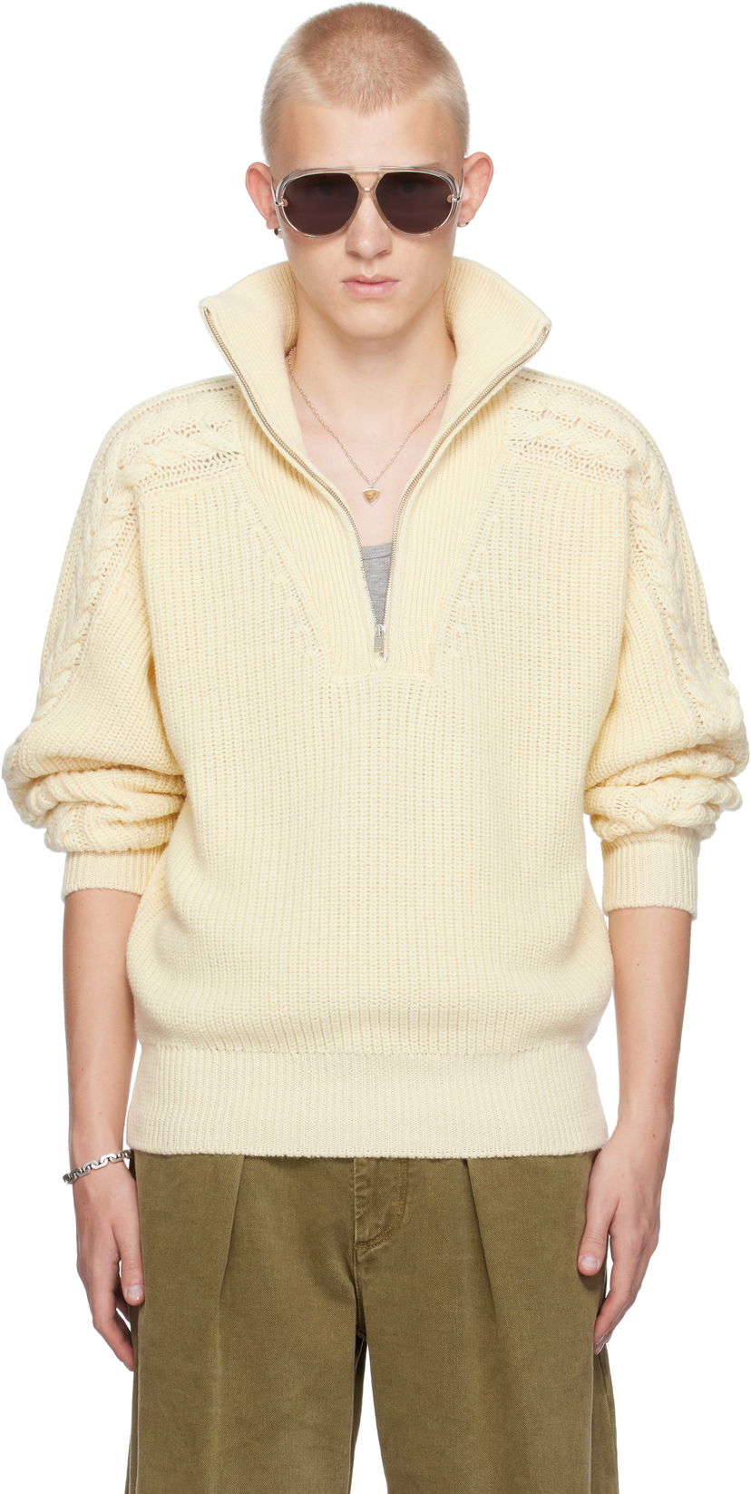 Džemper ISABEL MARANT Lenz Sweater Bijela | PU0610HA-B4L01H