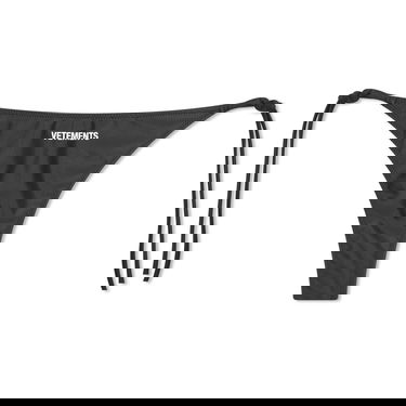 Kupaći kostimi VETEMENTS Logo Bikini Bottom Black Crna | WE64SW301B, 0