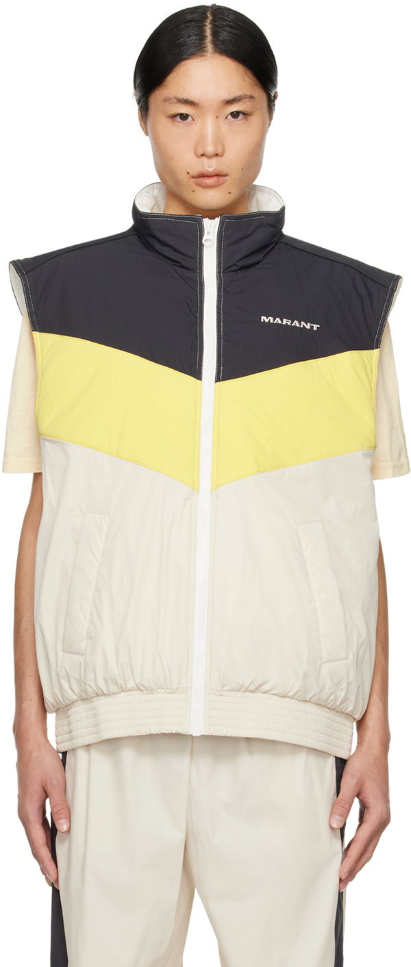Prsluk ISABEL MARANT Bruce Vest Žuta | 24PVE0287HA-B1D07H