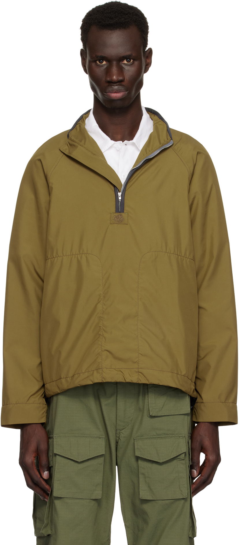 Vjetrovka Ranra RANRA Ganga Mini Ripstop Track Jacket Zelena | AMSS25TR01552