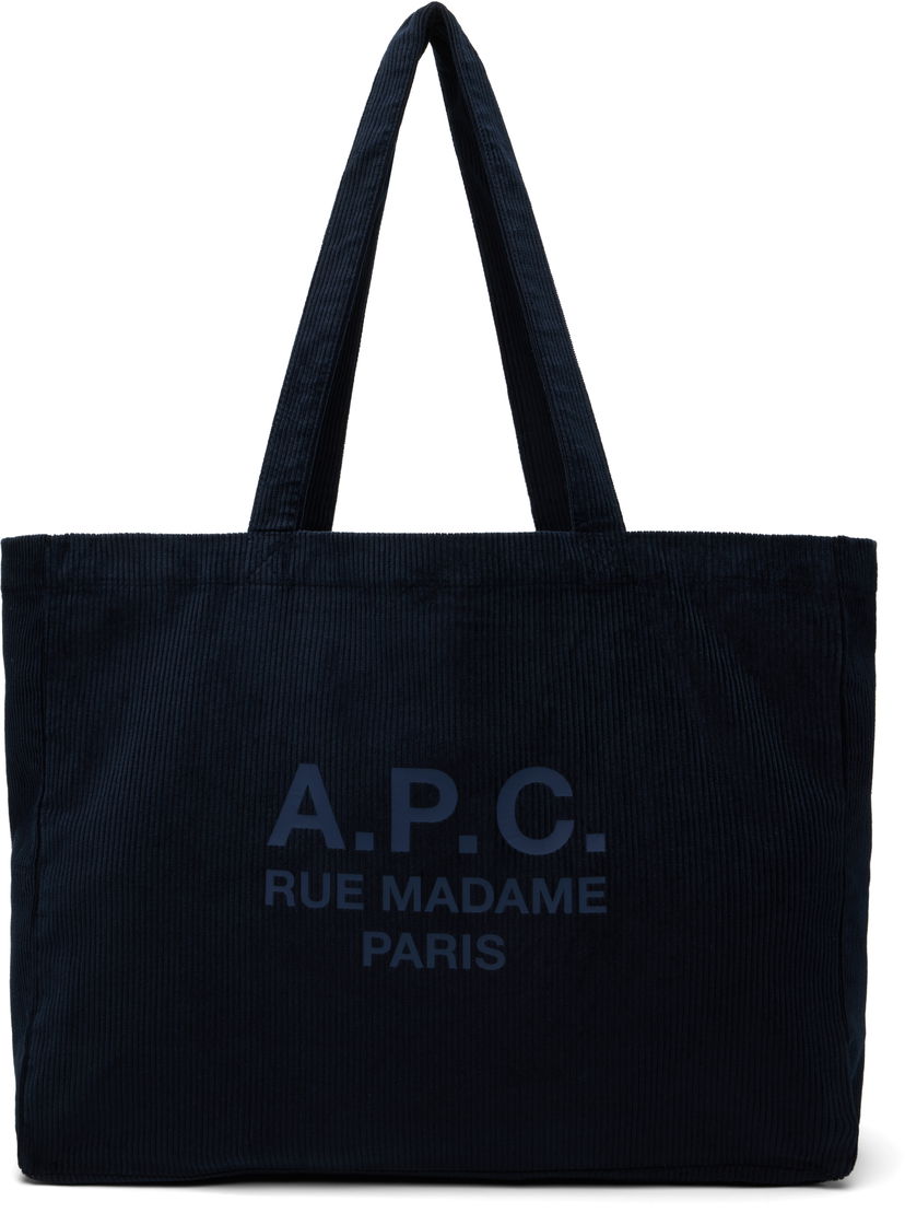 Tote bag A.P.C. A.P.C. Diane 'Rue Madame' Shopping Tote Tamnoplava | COHBB-M61938