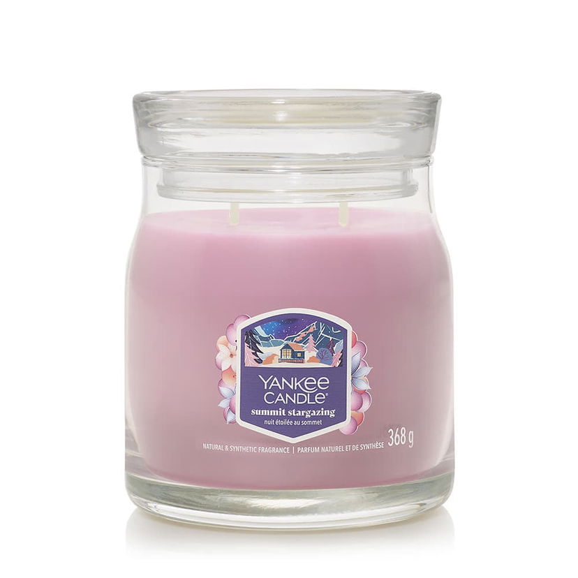 Svijeće Yankee Candle Signature Medium Jar 2 Wicks Summit Stargazing Universal Ružičasta | 43503