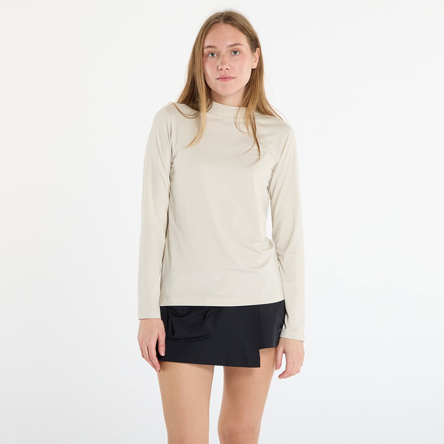 Majica kratkih rukava Craft Flow Long Sleeve Mock Neck Top Bež | 1916290-214200, 0