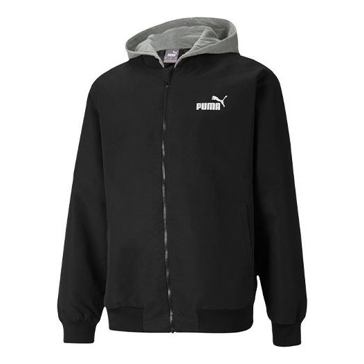 Bomber jakna Puma Block Hooded Jacket Crna | 587153-01