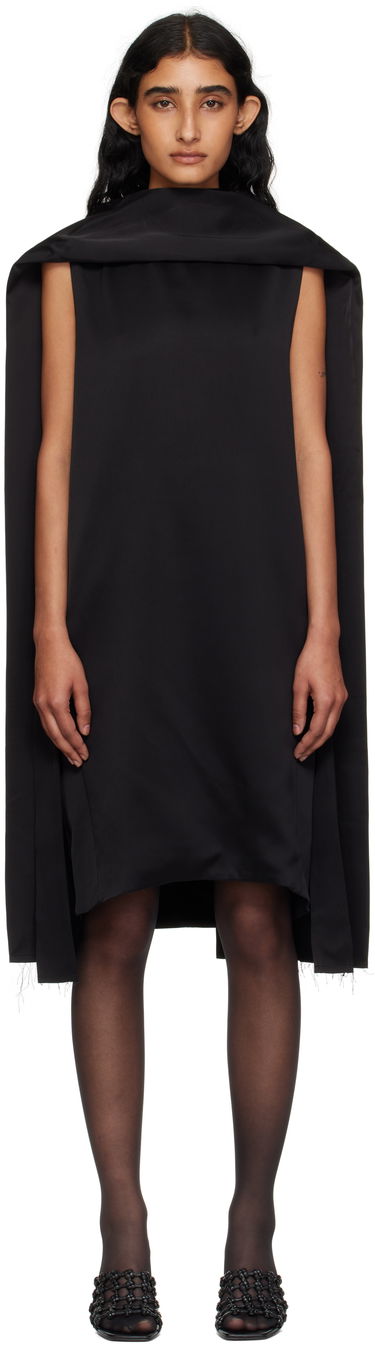 Haljina TOTEME Cocoon Scarf Minidress Crna | 253-WRD0198-FB0382, 0