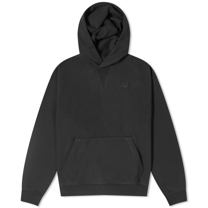 Dukserice New Balance NB Athletics French Terry Hoodie Black Crna | WT41537-BK