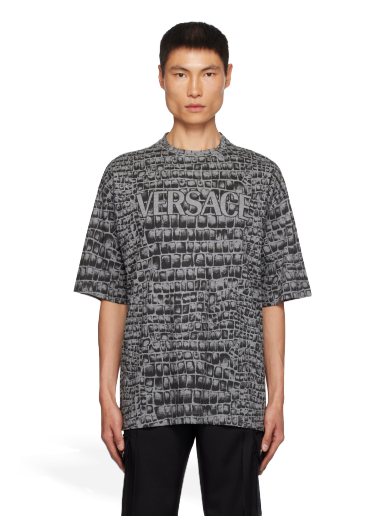 Majica kratkih rukava Versace & Black Coccodrillo Siva | 1012592_1A09030