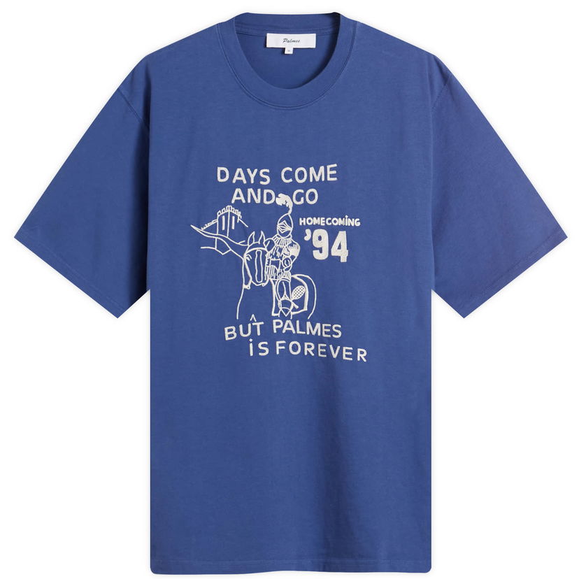 Majica kratkih rukava Palmes Palmes Forever Graphic T-Shirt, Size Small Plava | P10-0056-677