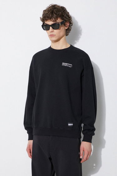 Džemper Neighborhood NEIGHBORHOOD Plain Crewneck Sweatshirt Crna | 241FPNH.CSM01, 3