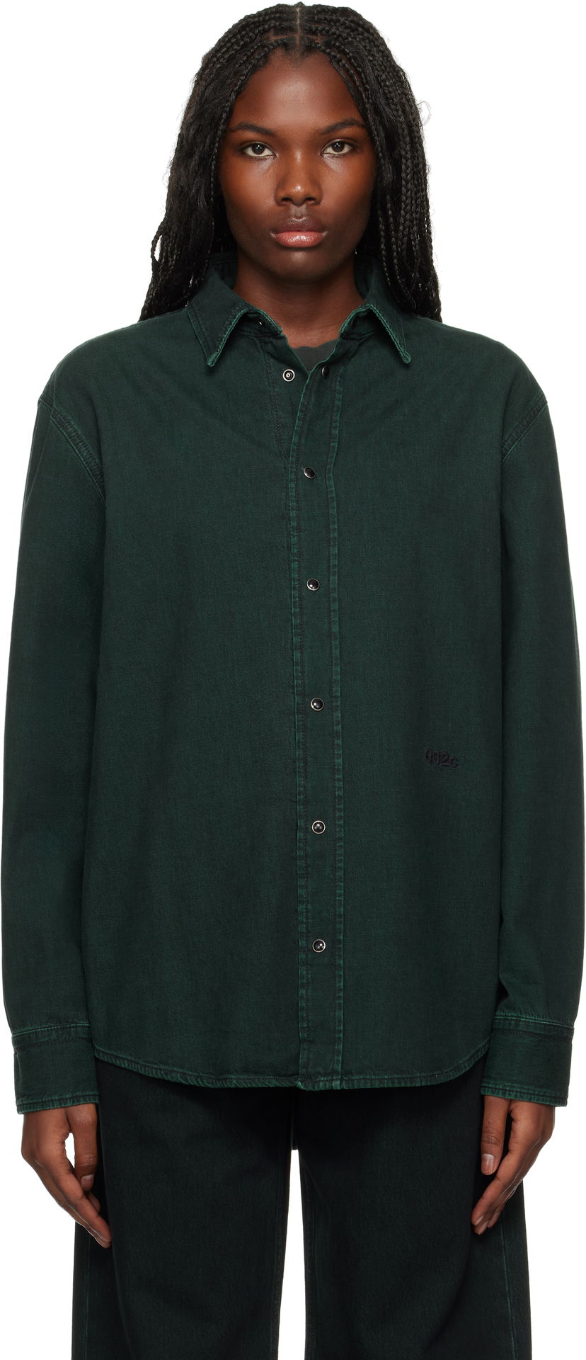 Košulja 032C Denim Shirt Zelena | F24-URD-1341-450-W