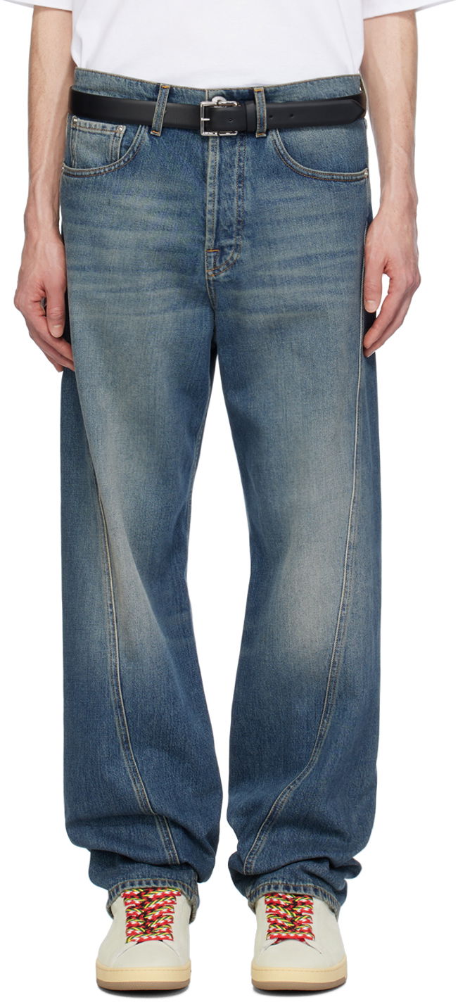 Jeans LANVIN Twisted Jeans Tamnoplava | RM-TR0051-D069-P24
