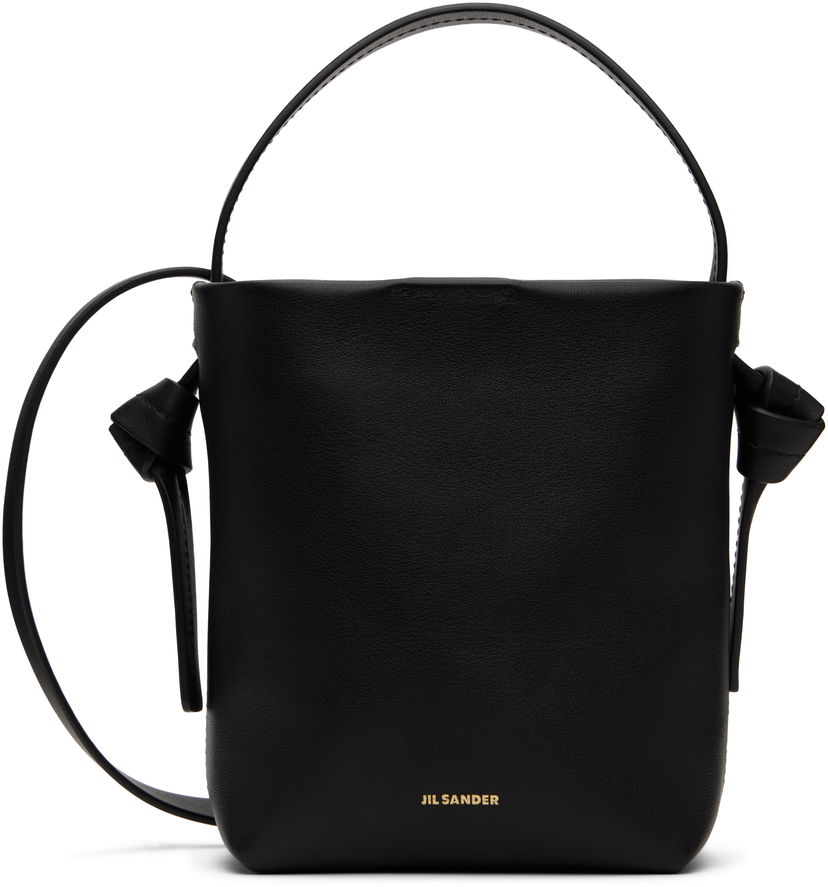 Ručna torbica Jil Sander Jil Sander Knot Mini Bag Crna | J07ZI0001_P6581