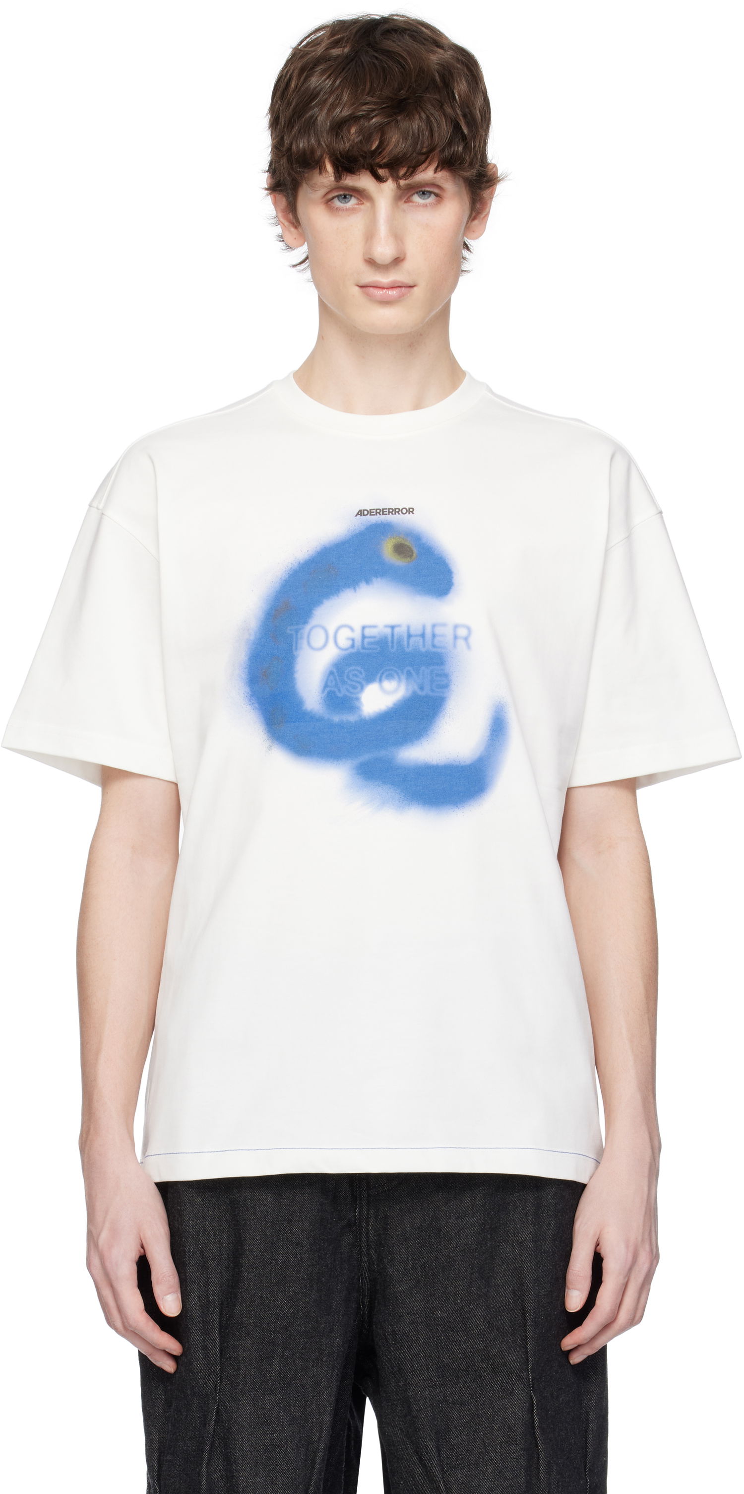 Majica kratkih rukava ADER ERROR ADER error 0107 Together As One Graphic T-Shirt Bijela | BO01SSTS0107OW, 0