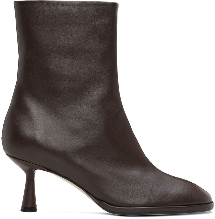 Odjeća Aeyde Aeyde Dorothy Ankle Boots Smeđa | A11-AB-IRNR65ST99-FW24-953-007