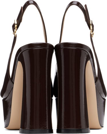 Tenisice i cipele Gianvito Rossi Bessie Slingback Platform Heels Smeđa | G95569-70RIC-NUI, 1