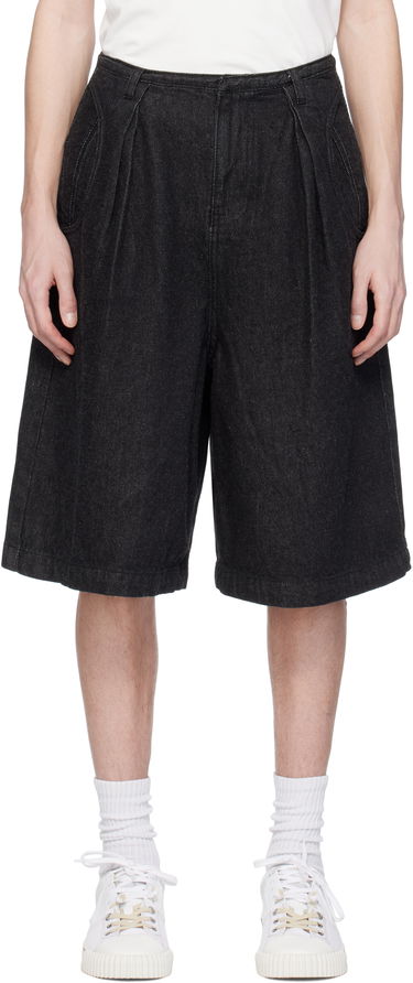 Kratke hlače ADER ERROR ADER error Pleated Denim Shorts Crna | BO01SSJE0201BK, 0