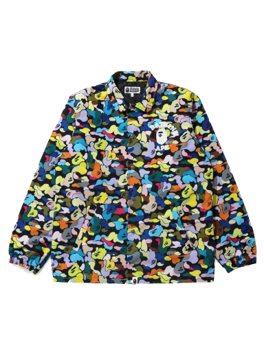 Jakna BAPE Multi Camo College Coach Jacket Zelena | 1G80-140-021