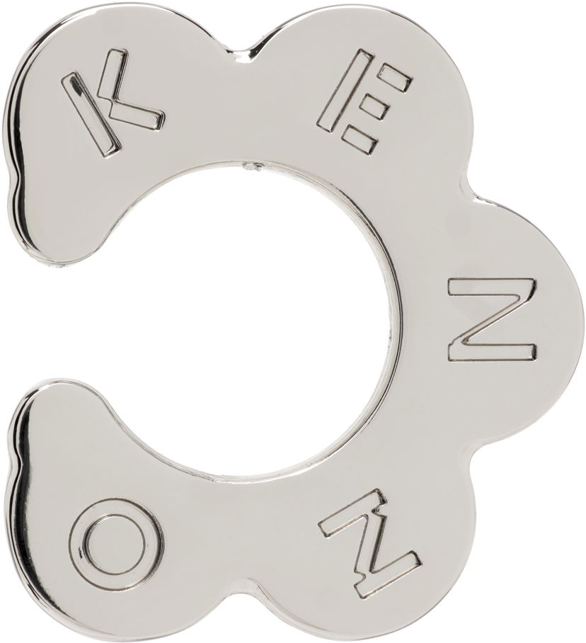 Naušnice KENZO Kenzo 'KENZO Stamp' Ear Cuff Metalik | FF58BI413M04