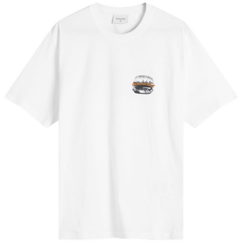 Majica kratkih rukava thisisneverthat thisisneverthat Hamburger Graphic T-Shirt Bijela | TN251TTSST38-WHT