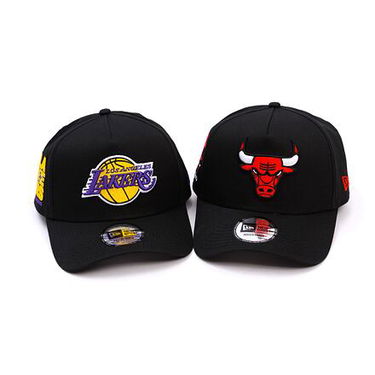 Kapa New Era Chicago Bulls NBA Side Patch 9FORTY A-Frame Adjustable Hat Crna | 60595220, 4