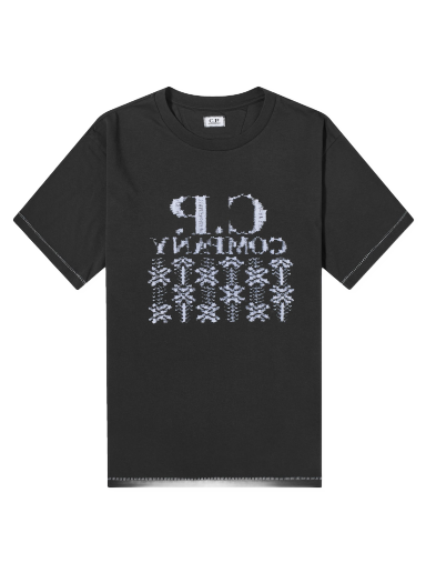 Majica kratkih rukava C.P. Company Logo T-Shirt Crna | 15CMTS355A-005431G-999