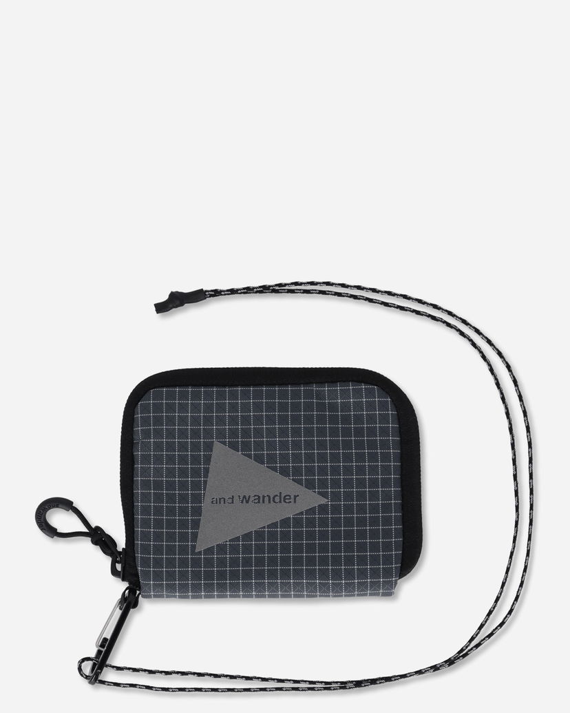 Novčanik and wander Ocean Ripstop Zipper Wallet with Lanyard Siva | 5745977119 020