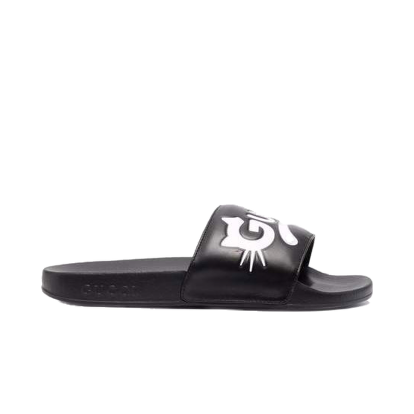 Tenisice i cipele Gucci Kitty Logo Slides Crna | 659947DIR00