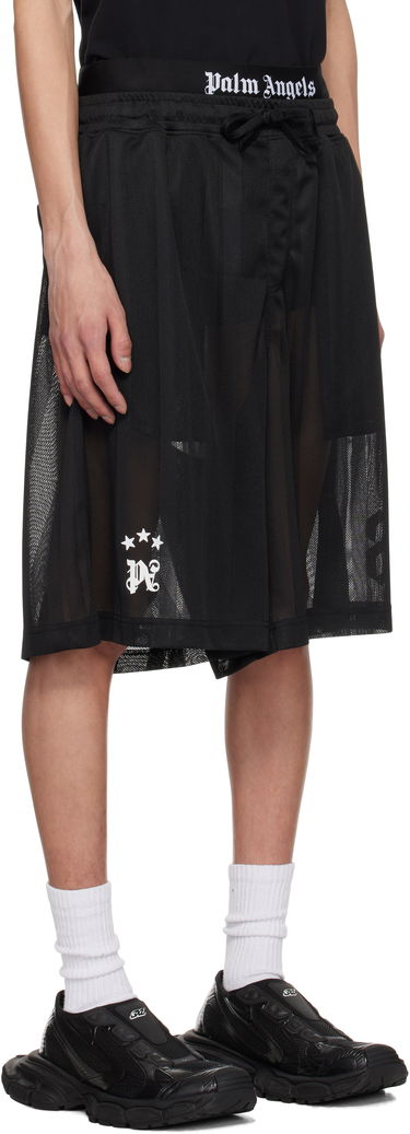 Kratke hlače Palm Angels Palm Angels Palm Sport Mesh Shorts Crna | PMCI022S25FAB0021003, 1
