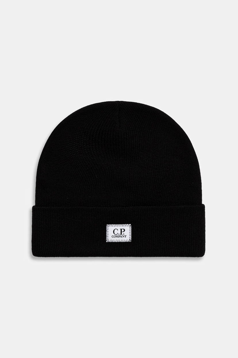Kapica C.P. Company Wool Beanie Crna | 19CMAC305A005509A