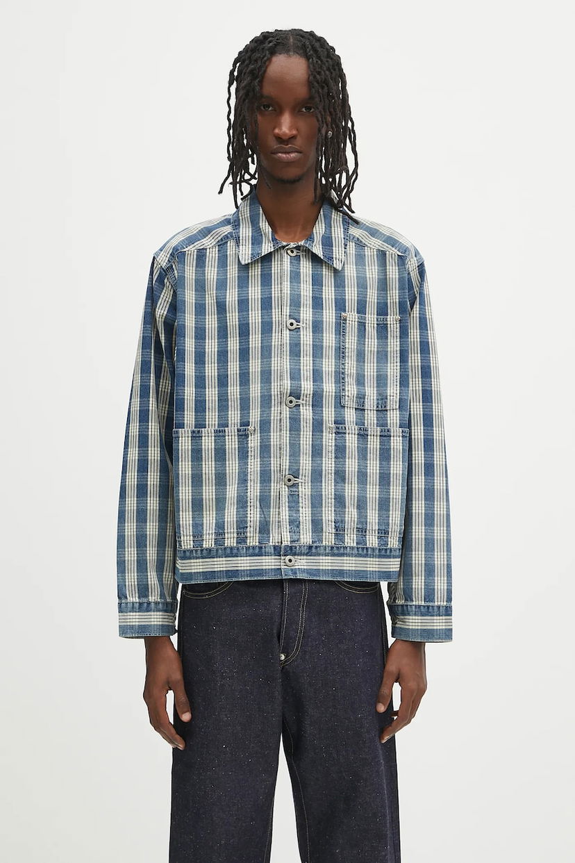 Košulja Human Made Human Made Relaxed Work Jacket Plava | HM29JK010