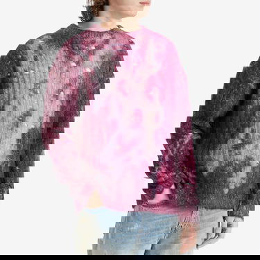 Džemper Acne Studios Acne Studios Distressed Mohair Crew Neck Knit Ljubičasta | B60359-AD8, 2
