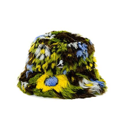 Šešir Kangol Faux Fur Bucket Hat Višebojno | K4370-CF901