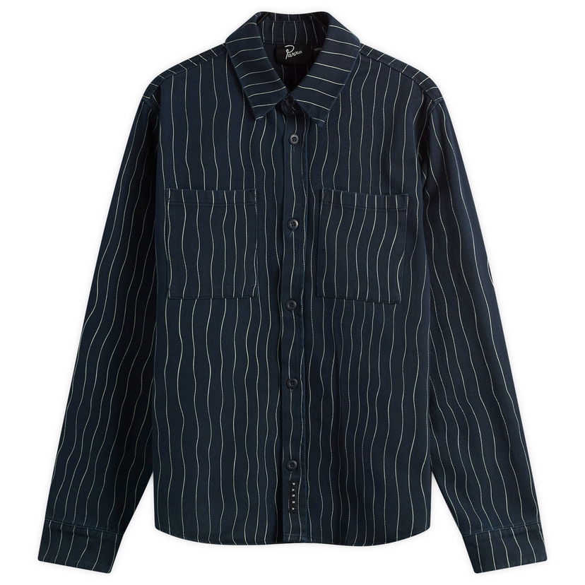 Košulja By Parra Parra Meandering Lines Shirt, Size Large Tamnoplava | 54236-NBL